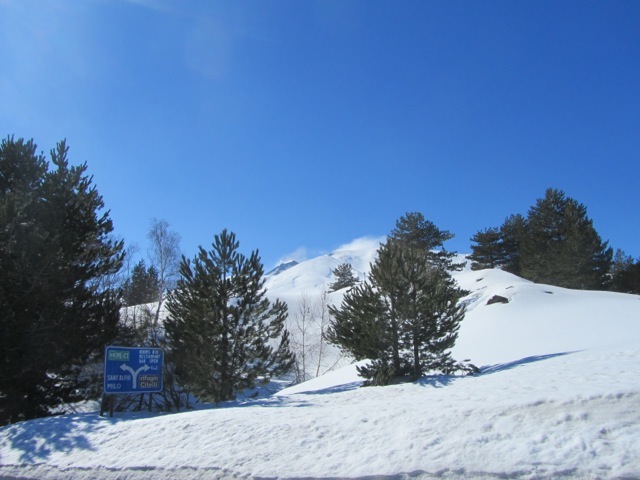 Skisfahren ist möglich Februar